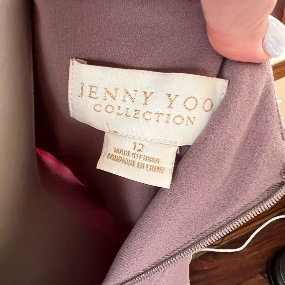 Jenny Yoo Collection Bridesmaid dress Reese Fig - Picture 3 of 4